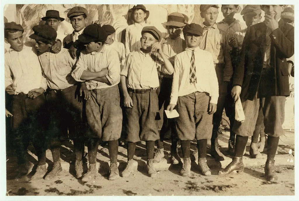 A few of the San Antonio messengers. See Hine report on messenger…, Texas, 1913