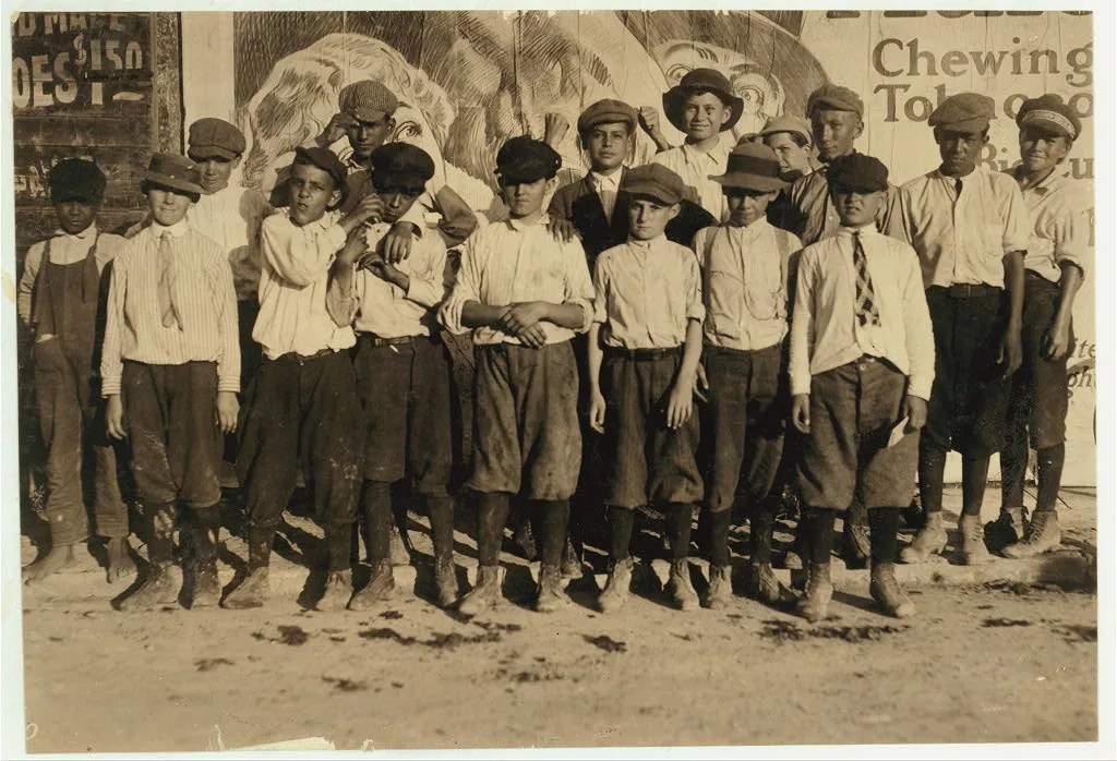A few of the San Antonio messengers. See Hine report on messenger…, Texas, 1913