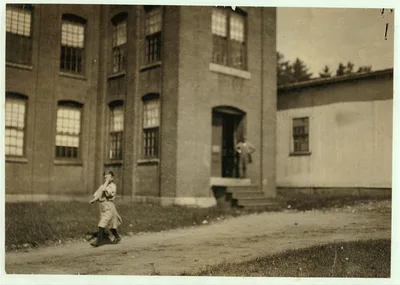 One of the young helpers in the Glenallen Mill.  Location:…, Massachusetts, 1911