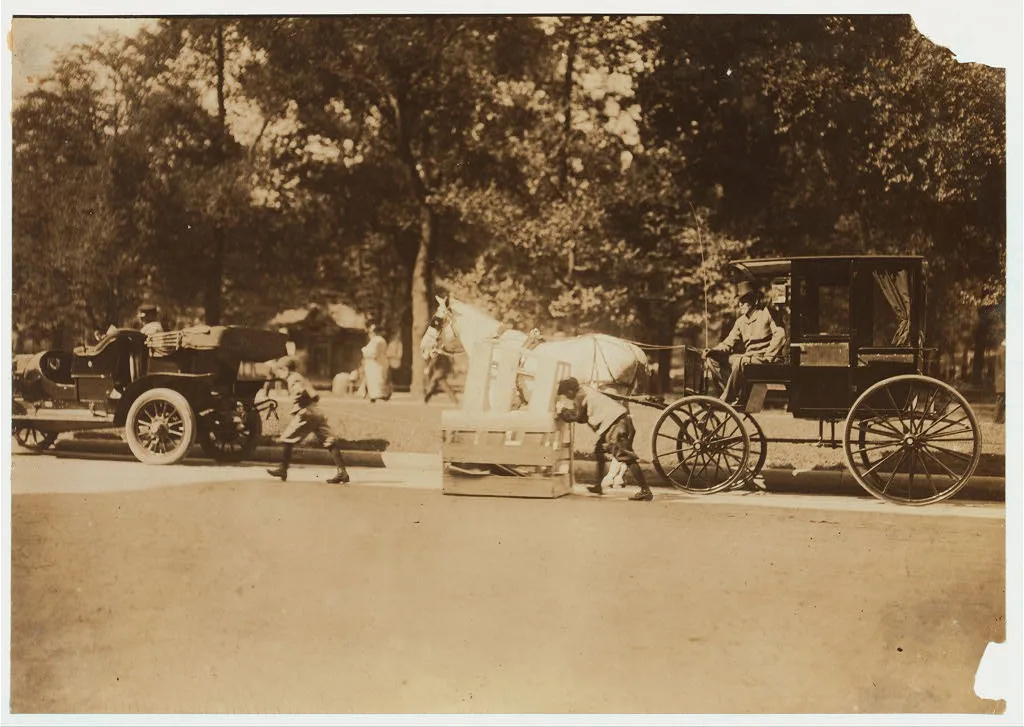 Hebrews [sic] Boys in School Hours Celebrating a Religious Holiday…, Massachusetts, 1909
