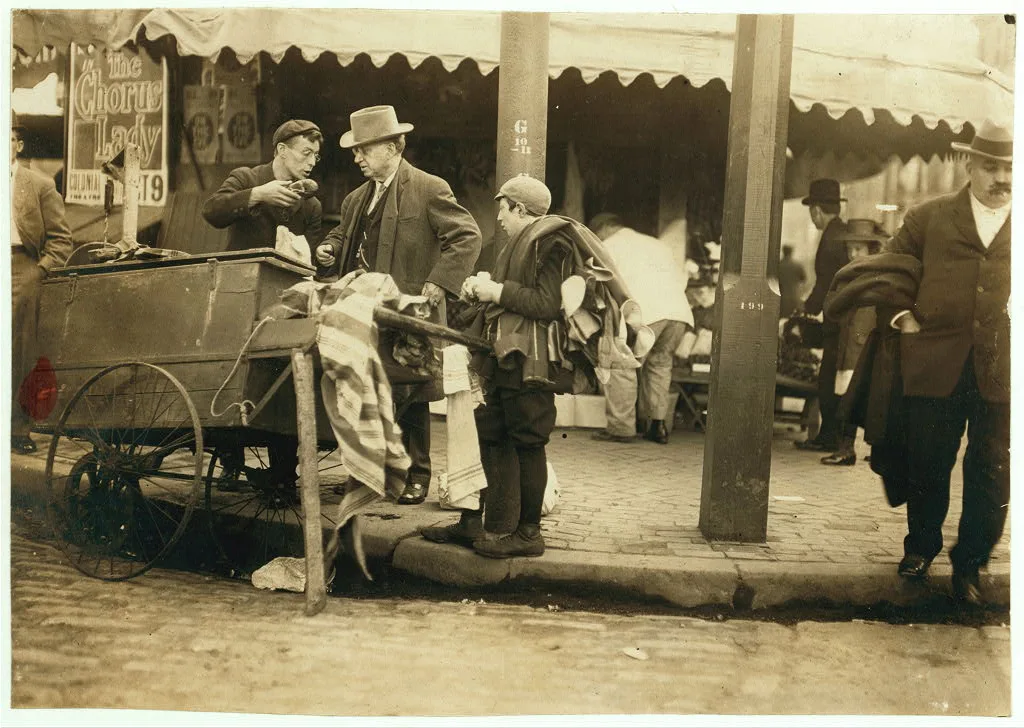 A Typical Errand Boy Minding Another Boy's Business. Boston 1915…, Massachusetts, 1909