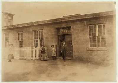 One of the many young girls working in the Natick (R.I.) Mills. Noon…, Rhode Island, 1909