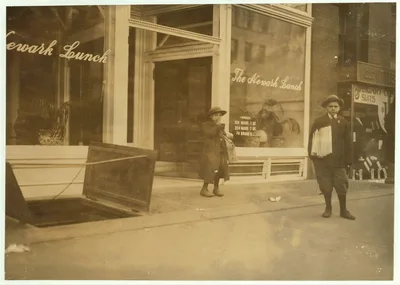 Max Schwartz (8 yrs. old) and Jacob Schwartz. 163 Howard St. Newark,…, New Jersey, 1909