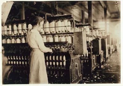 [Typical workers in Barker Cotton Mills where good conditions…, Alabama, 1914