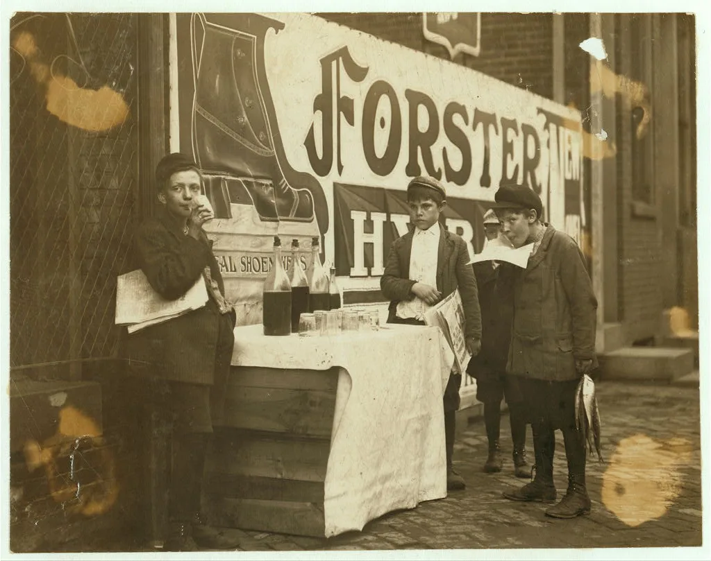 Where some of the newsboy's money goes.  Location: Wilmington,…, Delaware, 1910