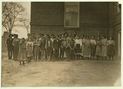 Some of the youngsters (not all) that are at work in Bibb Mill No. 2,…, Georgia, 1909