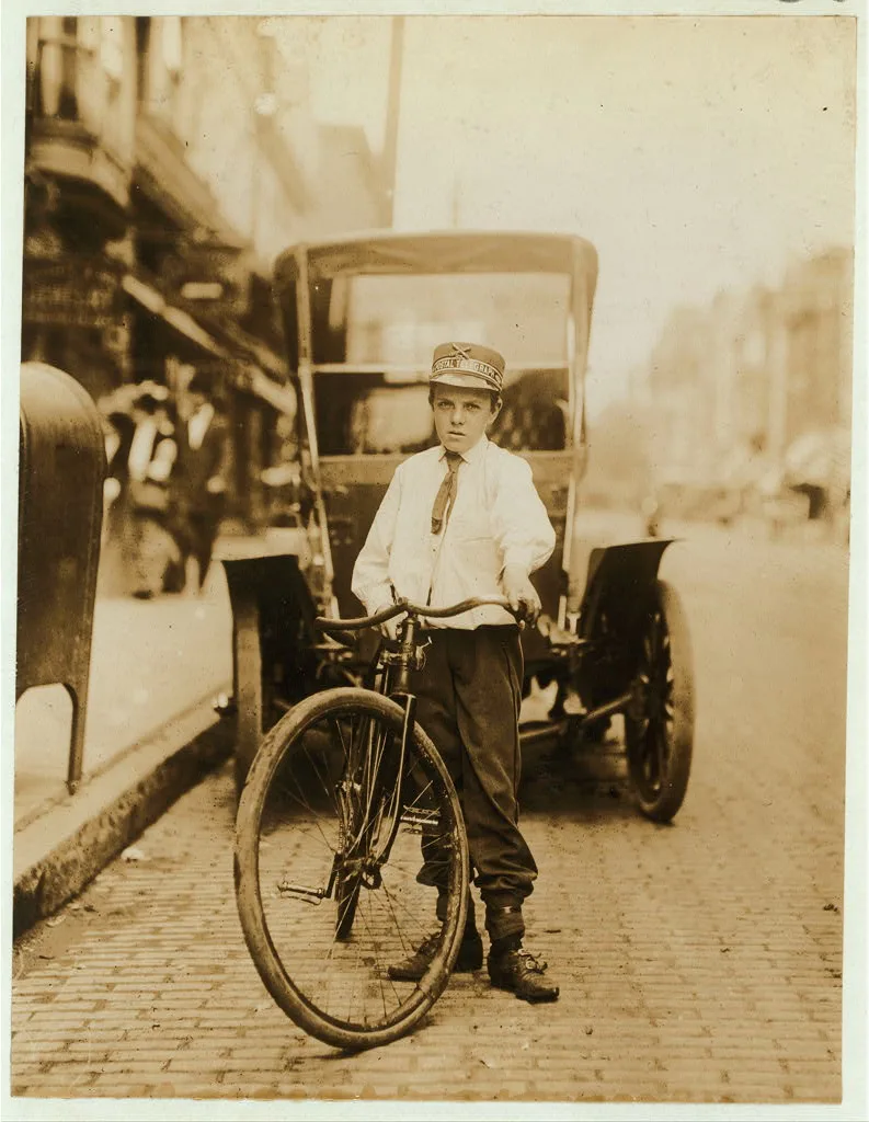 Harvey Buchanan, 608 E. Van Buren St. Postal Telegraph Co. Messenger…, Delaware, 1910