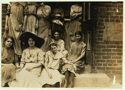 Some of the adolescents working in Delta Cotton Mills, Mc Comb Miss. …, Mississippi, 1911