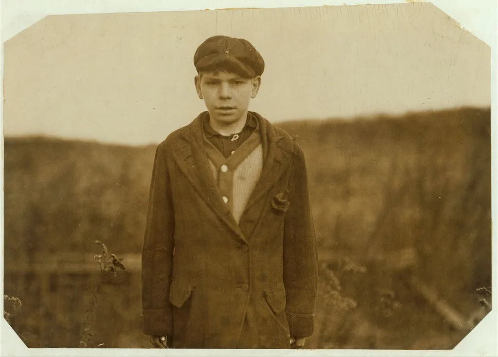 Eddie Grimshaw, (see #2662).  Location: Ludlow, Massachusetts, 1911