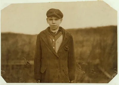 Eddie Grimshaw, (see #2662).  Location: Ludlow, Massachusetts, 1911