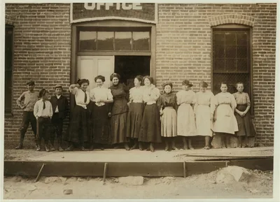 Workers in May Hosiery Mills,.  Location: Nashville, Tennessee, 1910
