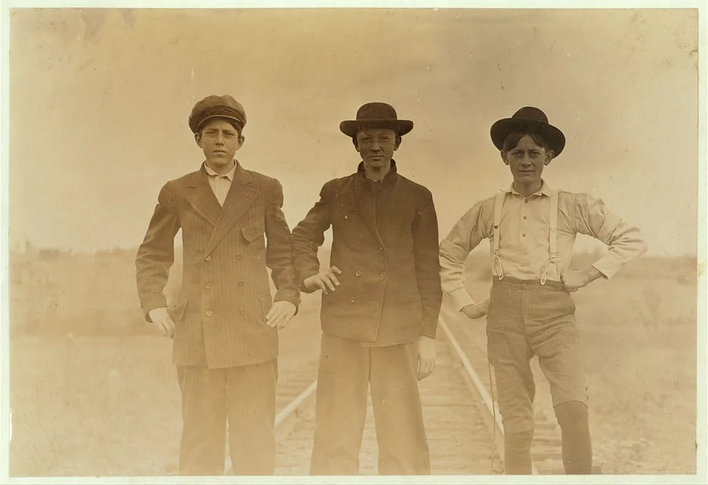 Types of adolescents. Boys working in Eureka Cotton Mills, Chester,…, South Carolina, 1908