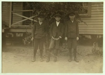 Dickson Mill, Laurinburg, N.C. Fred Butler, (smallest). Been in mill…, North Carolina, 1908
