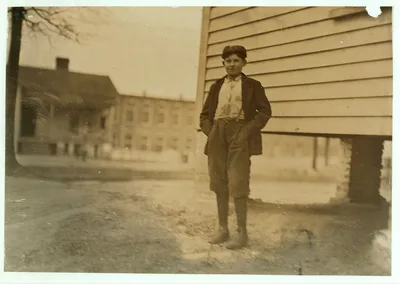 Boy working in Calvine Mfg. Co. Charlotte, N.C. Been there 2 years. …, North Carolina, 1909
