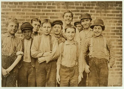 Doffer boys in Georgia Cotton Mill.  Location: Georgia, 1909
