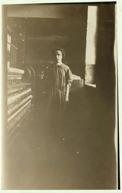 One of the young girls I found working in the Ampskeog Mfg. Co.,…, New Hampshire, 1909