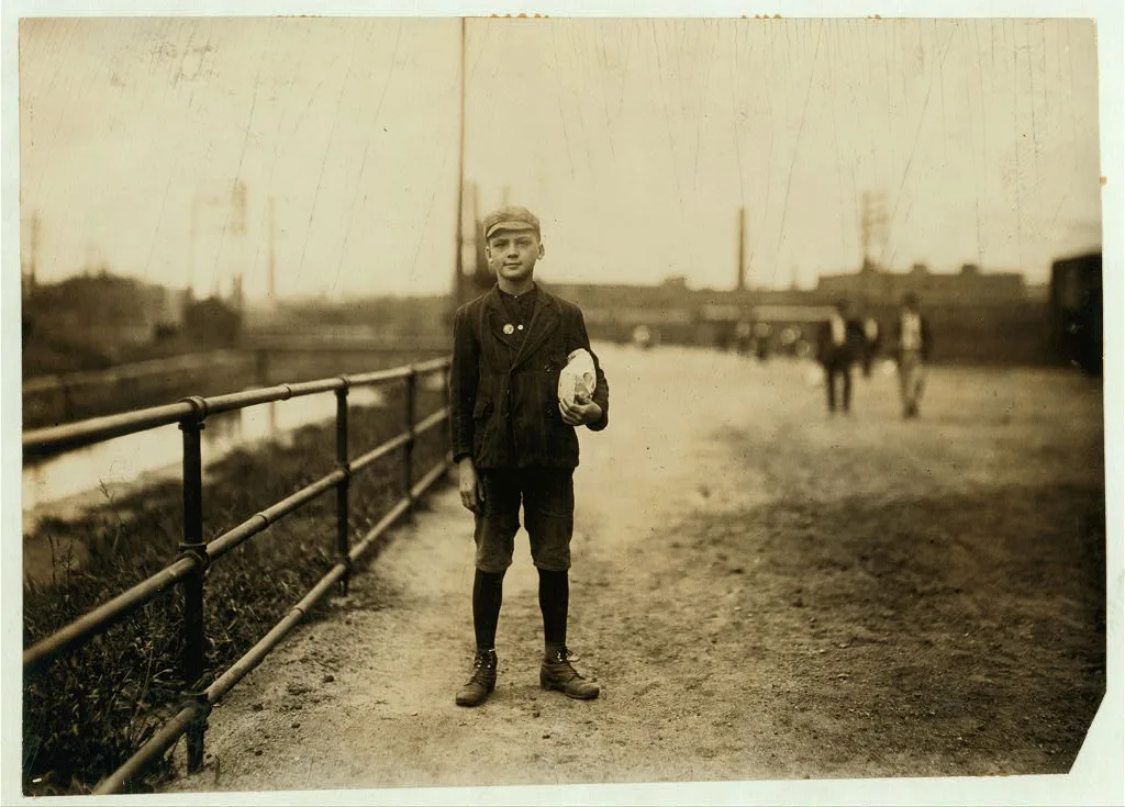 Adelbert Lachance [?], appears 11 or 12. Works in the mill-room of…, Massachusetts, 1911