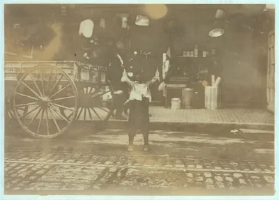 Philip Descon, 34 Charter Street. About 10 years old. Didn't know age…, Massachusetts, 1912