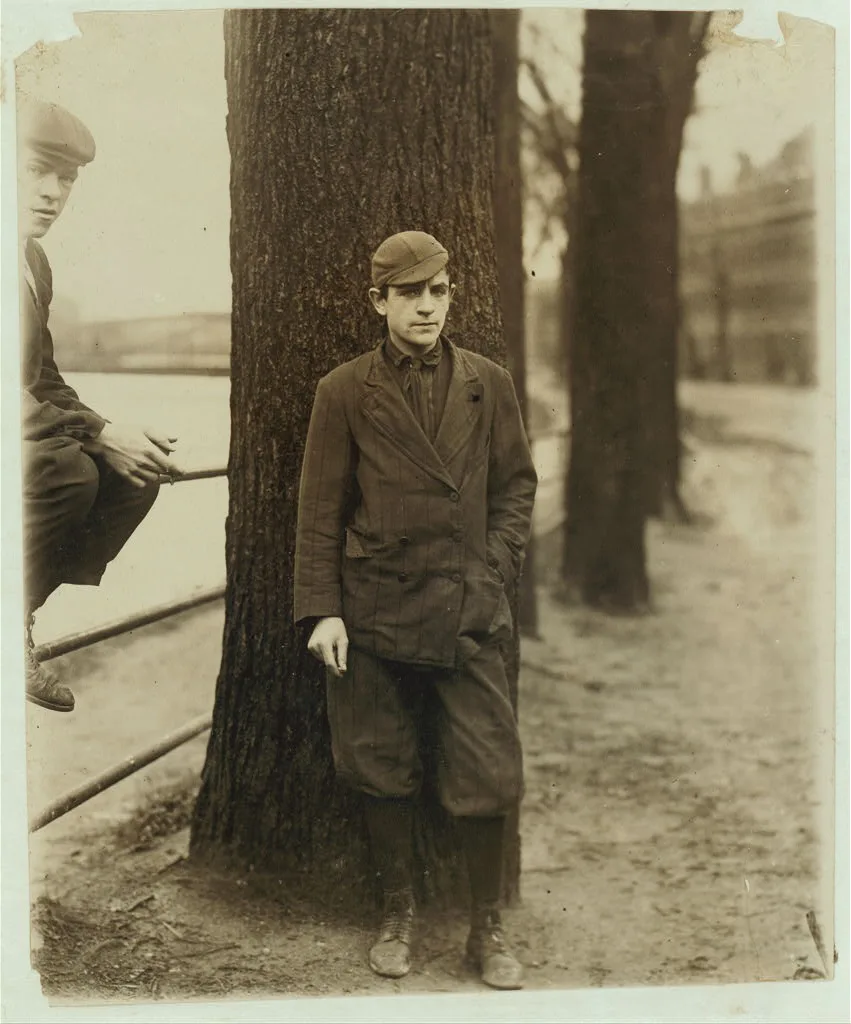 Bleach-room boy--Leon Halcourt, 34 Melvin St., 16 years old. Pacific…, Massachusetts, 1910
