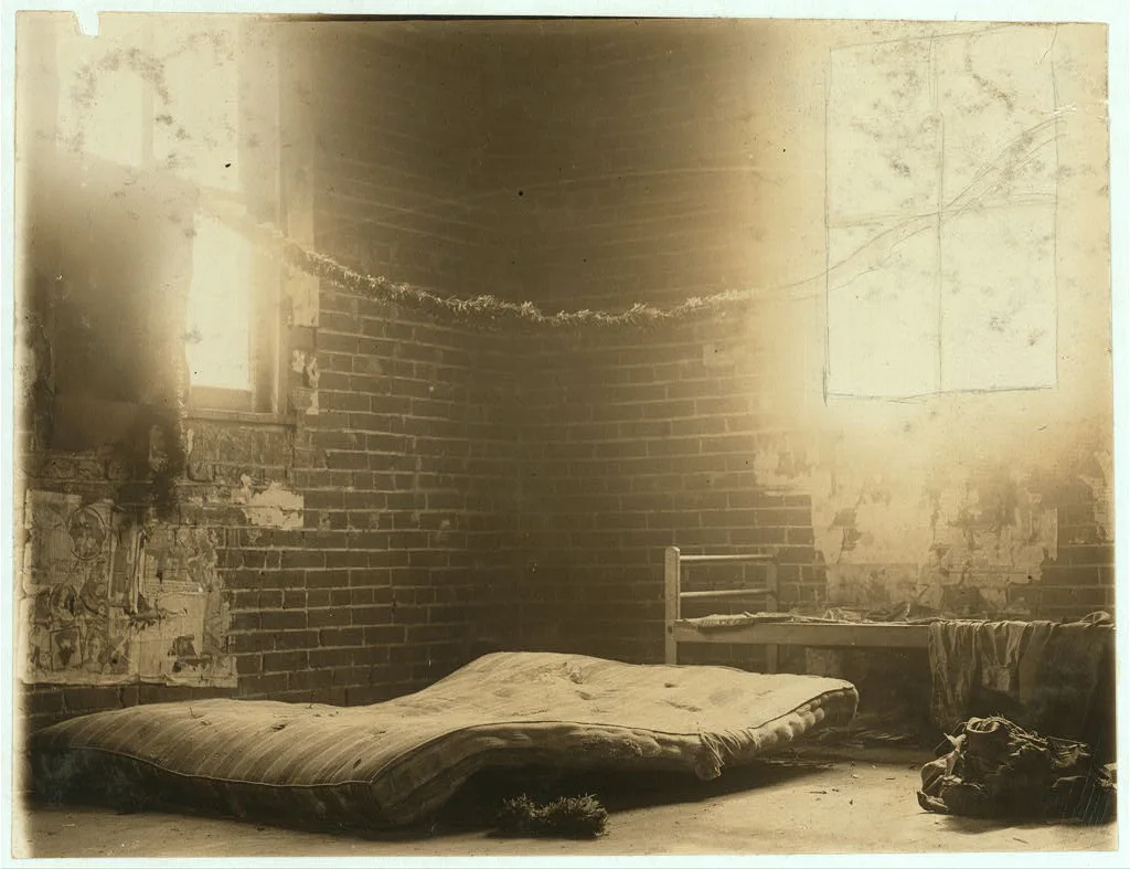 Inside view of "Piedmont Hotel" where some of the boys from Poolroom…, Missouri, 1910