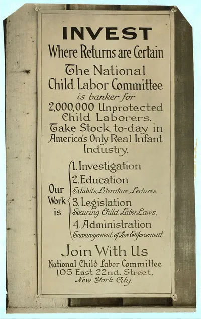 Exhibit panel, 1913