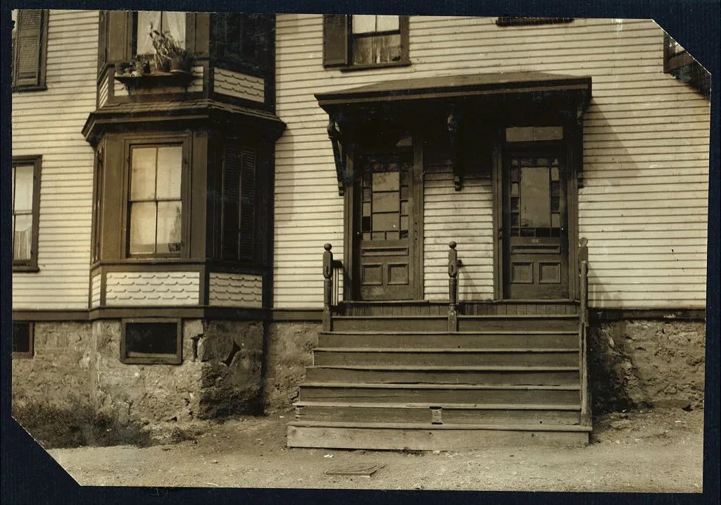 Exterior view of 251-253 Highland Street, Roxbury, Mass., where much…, Massachusetts, 1912