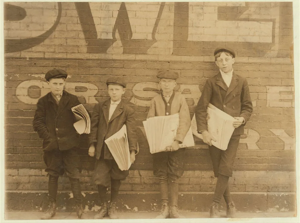 Truants like these may be found most any day between 11 & 12 A.M.…, Missouri, 1910