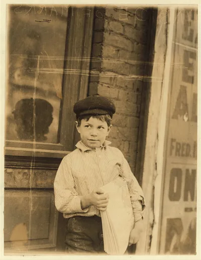 Joe Smith, 1927 1/2 Morgan St. 8 years old.  Location: St. Louis,…, Missouri, 1910