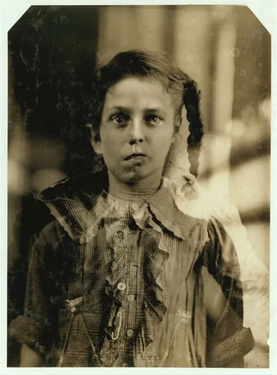 Composite photograph of child laborers made from cotton mill children, 1913