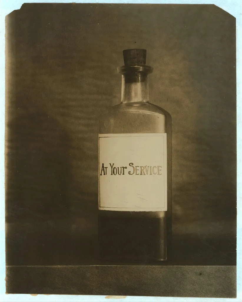 The medicine bottle, 1912