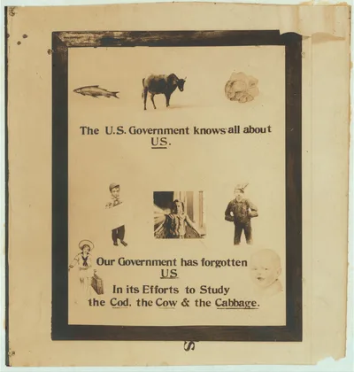 Exhibit panel, 1913
