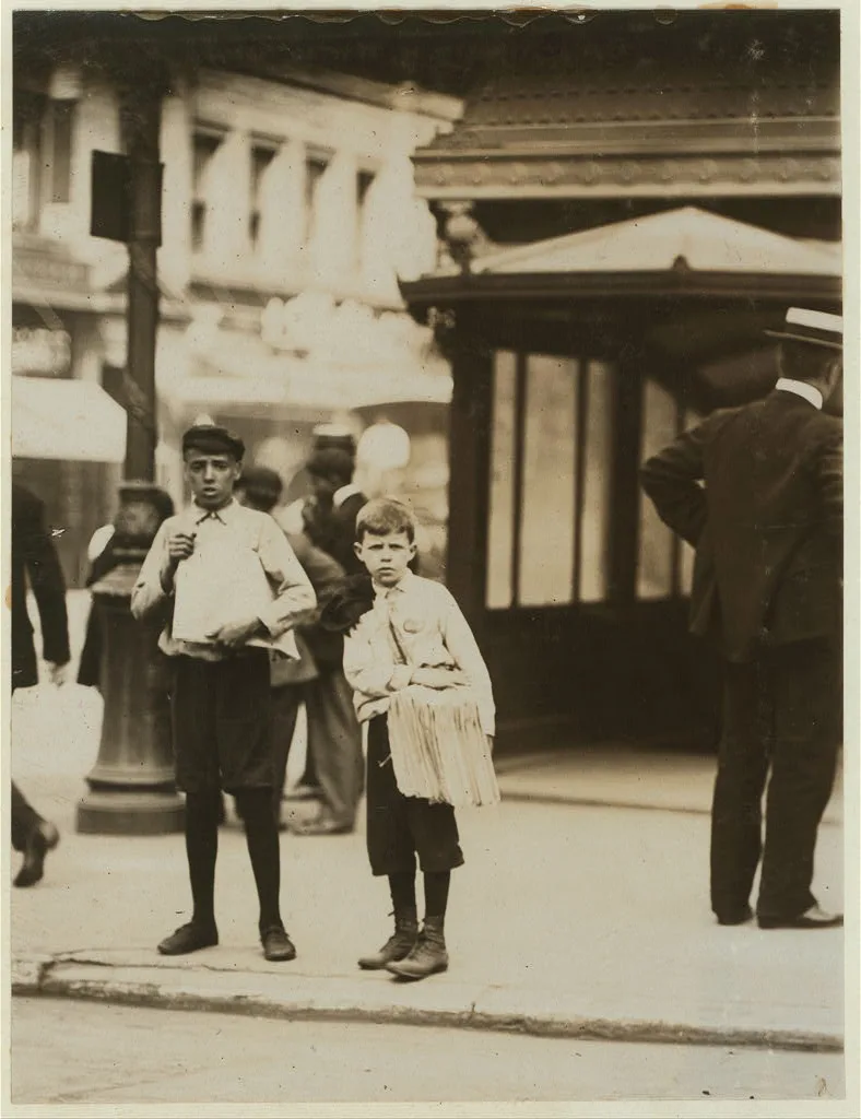 N.Y. Newsies.  Location: New York, New York (State), 1910