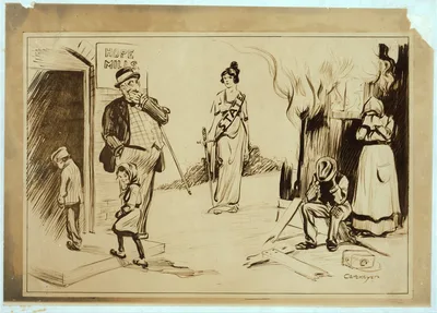 Cartoon, 1913