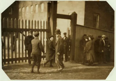 Louis Langevin, (boy running) (young), 318 Friend St. Works in…, Massachusetts, 1911