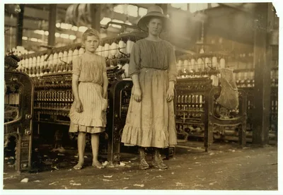 Spinners in West Point Cotton Mills.  Location: West Point,…, Mississippi, 1911