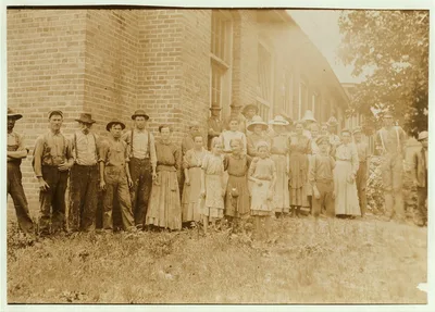 Force working in West Point (Miss.) Cotton Mills. (See succeeding…, Mississippi, 1911