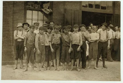 Group of doffers in Riverside Cotton Mills, Danville, Va. Some are…, Virginia, 1911