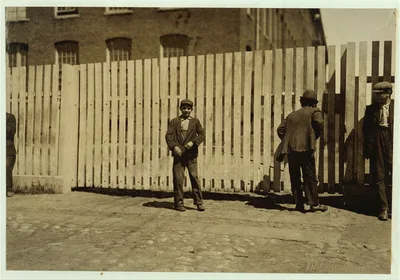 A worker in the Acushnet Mill. Could not persuade him to tell his…, Massachusetts, 1911
