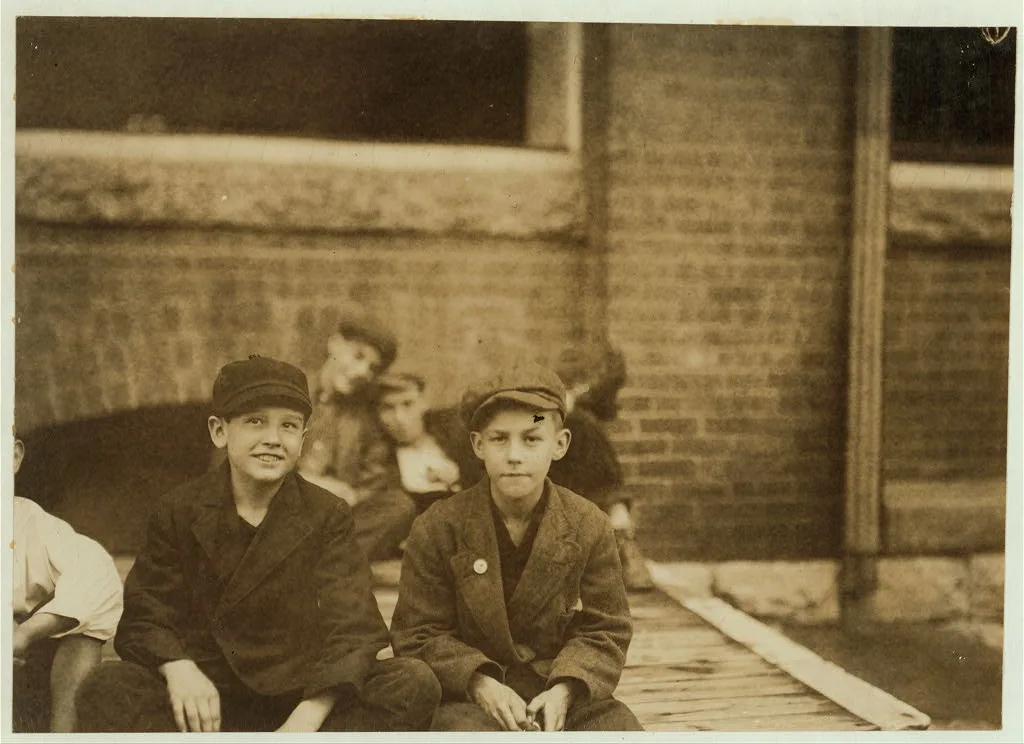 Workers in Eclipse Mills, North Adams.  Location: North Adams,…, Massachusetts, 1911