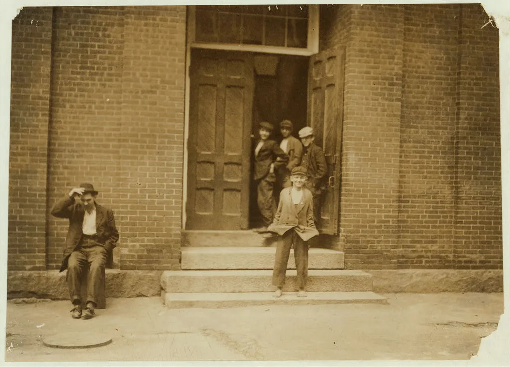 Young workers in Berkshire Mills. Location: Adams, Massachusetts, 1911