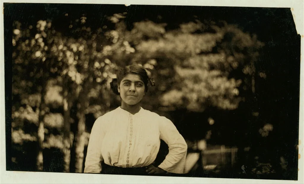 Illiterate 19-year-old sister of B. Joseph.  Location: Winchendon,…, Massachusetts, 1911