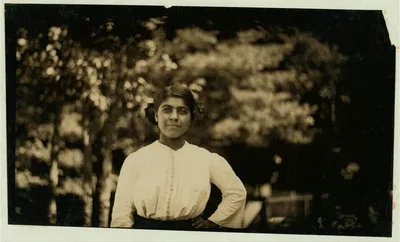Illiterate 19-year-old sister of B. Joseph.  Location: Winchendon,…, Massachusetts, 1911