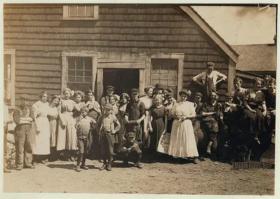 Group of workers at Seacoast Canning Co., Factory #4, Eastport, Me. …, Maine, 1911