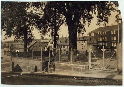 Empty Canal St. playground 4 P.M. Will not open until July 5th. …, Massachusetts, 1916