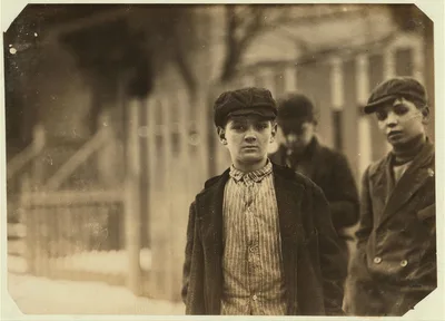 [Alfred Beniot, 191 North St. Sweeper in Bennett Mill, in spinning…, Massachusetts, 1912