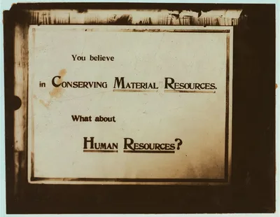Exhibit panel, 1913