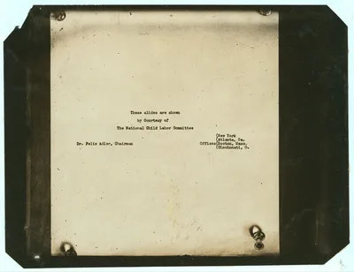 Exhibit panel, 1913