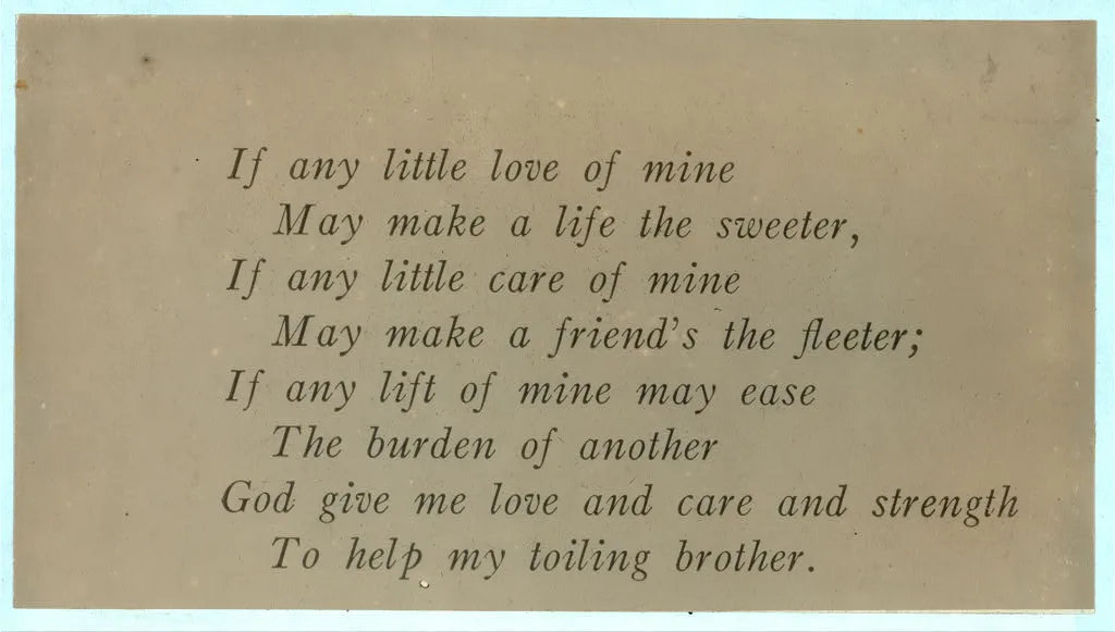 Poem, 1913