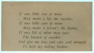 Poem, 1913
