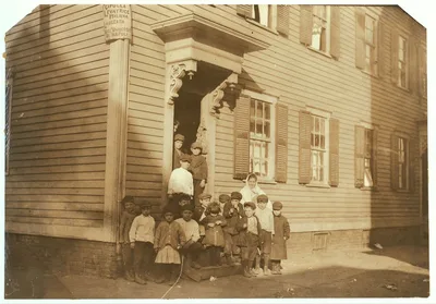 (For Child Welfare Exhibit 1912-13.) One of the Midwives' homes,…, Rhode Island